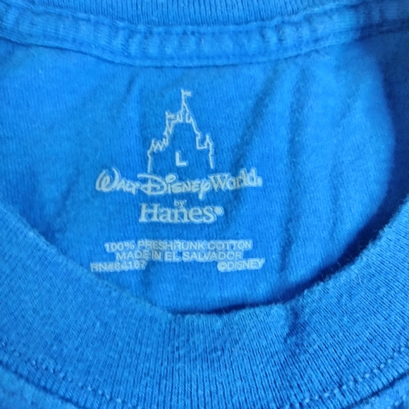 Walt Disney World Mickey Mouse Blue Shirt Sz. L - Picture 3 of 4